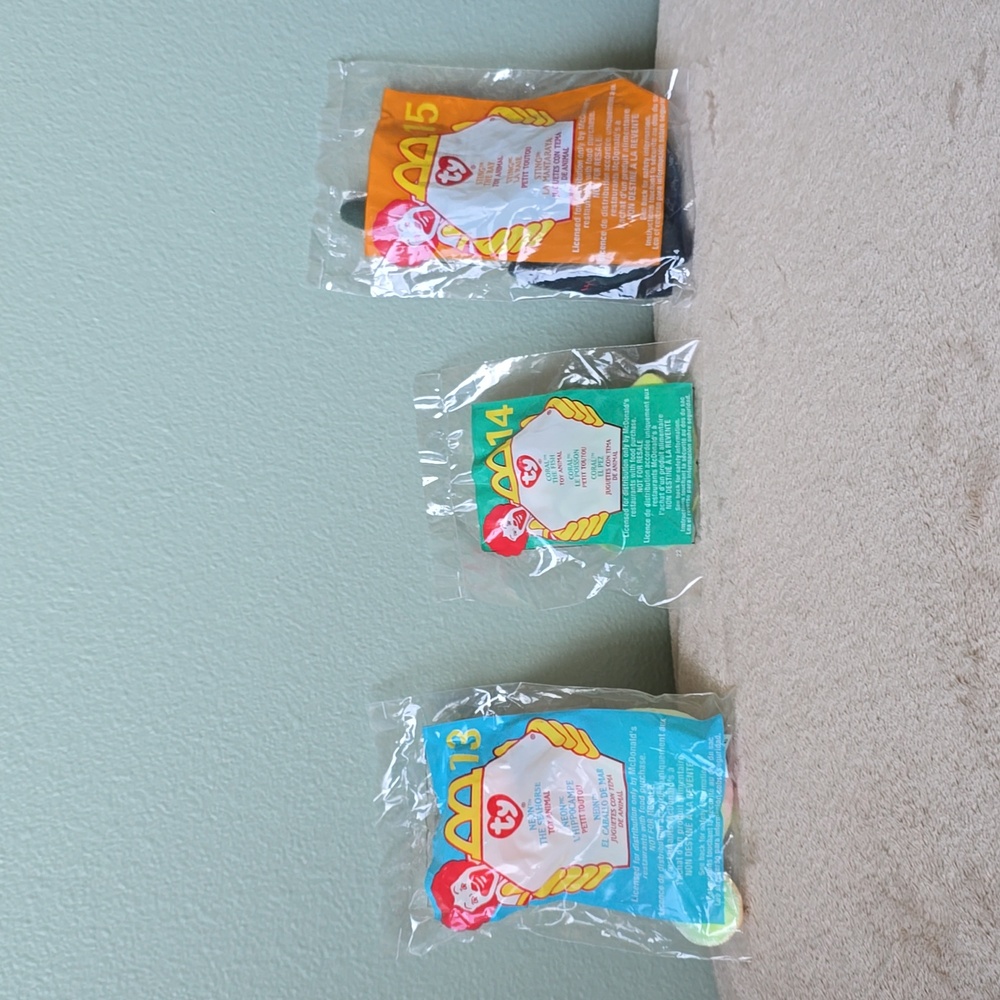 2000 McDonalds Happy Meal❤TY Teenie Beanie Babies☆Full Set New Unopened Packages - Picture 11 of 17